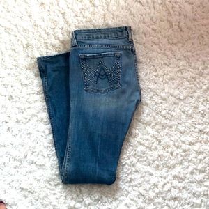 7 for All Mankind Rhinestone ‘A’ Pocket Womens